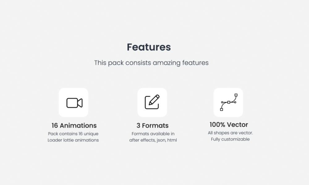 Lottie Loader Animation Pack 16 Minimal UI Loading Animation